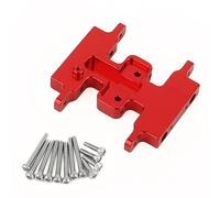 PièCes Mise Niveau Rc Pour Axial Pour SCX24 1/24 Plaque Inférieure De Boîte Vitesses En Métal 1 Pièce Centrale Patins Modèle Voitu Camion Pièces Mise À Niveau Alliage D'aluminium(Red)