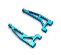 PièCes Mise Niveau Rc Pour Hyper Go Pour MJX 16207 H16PL 1/16 Partie Supérieure Arrière Bras Oscillant Voitures RC Pièces Mise Niveau Métal Modèle Accessoire Modifié Remplacer(Blue)