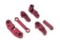 PièCes Mise Niveau Rc Pour Losi 22S 2WD SCT 1/10 Kit D'assemblage Groupe Direction Transmission Arrière Brossée Carte Courte Métal Pièces Mise Niveau Accessoire Modèle(Red)