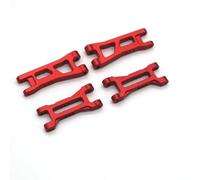 PièCes Mise Niveau Rc Pour LOSI Micro-B 2WD Pour Buggy RTR LOS00007 1/24 Bras Suspension Inférieur Avant Et Arrière Métal Pièces Accessoires Modèle(Red)