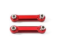 PièCes Mise Niveau Rc Pour Mjx Pour Hyper Go 14301 14302 1/14 Télécom Mande Voiture Accessoires Modifiés Pièces Améliorées Métal Tige Direction Accessoire(Red)