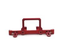 PièCes Mise Niveau Rc Pour MN D90 D91 D96 Pour MN98 Pour MN99S Pour Defender 1/12 Mise Niveau Métal Pare Chocs Avant Anti Collision Pièces Voiture RC Modèle(Red)