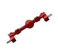 PièCes Mise Niveau Rc Pour MN Pour 99S 98 D90 D91 D99 D99S 90 1/12 Alliage D'aluminium CNC Ensemble D'essieu Portail Arrière Entièrement Métal Pièce Mise Niveau Voiture RC(Red)