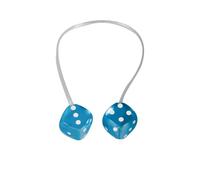PièCes Mise Niveau Rc pour SCX10 III pour TRX4 pour Bronco VS4-10 TF2 EX86190 pour 1/10 RC pour Rock Mise À Niveau Échelle 0,9 G Kit Dés Flous Pendentif Rétroviseur Voiture 1(Blue)