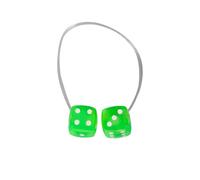 PièCes Mise Niveau Rc pour SCX10 III pour TRX4 pour Bronco VS4-10 TF2 EX86190 pour 1/10 RC pour Rock Mise À Niveau Échelle 0,9 G Kit Dés Flous Pendentif Rétroviseur Voiture 1(Green)