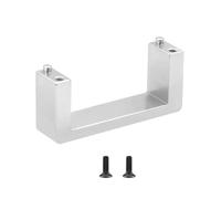 PièCes Mise Niveau Rc Pour SG1603 Pour SG1604 UD1601 UD1602 1/16 Support De Montage Servo Alliage D'aluminium CNC Fixe Remplacement Pièces Mise Niveau Voiture RC(Silver)