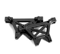PièCes Mise Niveau Rc Pour Traxxas E-MAXX T-MAXX 1/10 Support D'amortisseurs Avant Arrière Métal Réf 4917R Pièces Accessoires Mise Niveau Voitures RC(Black)
