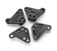 PièCes Mise Niveau Rc Pour Traxxas Pour MAXX V2 89086-4 Pour WideMaxx 1/10 Pièces Mise Niveau Support Inférieur Métallique Surélevé Amortisseurs Avant Arrière