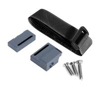 PièCes Mise Niveau Rc pour Traxxas pour Raptor Support Batterie Haut en Métal avec Sangle Batterie Pièces Mise À Niveau pour Voiture RC Accessoires(Black)
