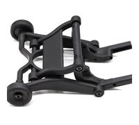 PièCes Mise Niveau Rc Pour Traxxas Pour Slash 2WD Pour Rustler Pour Stampede Pour Bandit 3678 3678X 1/10 RC Car Upgrade Parts Accessories Rear Wheelie Bar(Black)