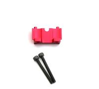 PièCes Mise Niveau Rc pour Traxxas pour Slash pour E-Revo pour Summit 1/16 Support D'amortisseur Avant Et Arrière en Métal 7043 Pièces De Mise À Niveau De Voiture RC Accessoires(Red,Rear)