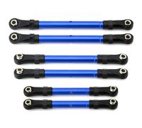 PièCes Mise Niveau Rc pour Traxxas pour Slash pour Hoss pour Rustler pour Stampede 4x4 1/10 Tendeurs en Métal Tige Traction Liaison Ensemble Direction Pièces Mise Niveau Voiture RC(Blue)