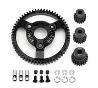 PièCes Mise Niveau Rc Pour Traxxas Pour Slash Pour Stampede Pour Rustler 4x4 Pour VXL 6842 6843 3956 1/10 Engrenage Principal Droit Acier Trempé 32 Pas 0.8M RC(Size1)