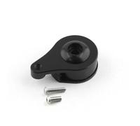 PièCes Mise Niveau Rc Pour TRAXXAS Pour TRX4 Pour TRX6 1/10 Aluminium 25T Force Réglable Servo Klaxons Direction Économiseur Bras Pour RC Crawler Voiture Pièces(Black)