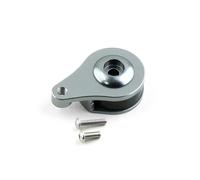 PièCes Mise Niveau Rc Pour TRAXXAS Pour TRX4 Pour TRX6 1/10 Aluminium 25T Force Réglable Servo Klaxons Direction Économiseur Bras Pour RC Crawler Voiture Pièces(Sliver)