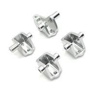 PièCes Mise Niveau Rc Pour Traxxas Pour TRX4 Pour TRX6 HB R1001 R1002 R1003 4 Pièces Voiture RC Mise Niveau Métal Fixation Tige D'essieu Avant Arrière Siège(Silver)