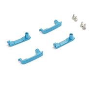 PièCes Mise Niveau Rc Pour TRX4 Pour Bronco 1/10 Poignée Pour Porte Avec Vis Accessoire Véhicule Pièces Rechange Mise Niveau Voiture RC Modifiée Modifications(Blue 1)