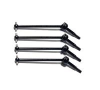 PièCes Mise Niveau Rc Pour WLtoys 1/14 144001 144002 144010 1/12 124016 124017 124018 124019 Métal Arête Transmission CVD Améliorée Pièce Détachée Pour Voiture RC(Black,4pcs)