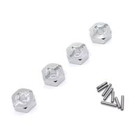 PièCes Mise Niveau Rc Pour WLtoys 144001 144002 144010 124016 124017 124018 124019 A949 A959 A969 A979 Adaptateur Moyeu 12 Mm Métal RC Car Parts(Silver)