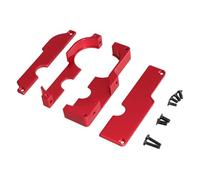 PièCes Mise Niveau Rc Pour Wltoys 144010-01-02 1/14 124017-16-18 124019 1/12 Accessoires Voiture RC 1262 Boîte Vitesses Métallique Améliorée Facile Démonter(Red)