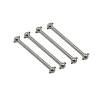 PièCes Mise Niveau Rc Pour WLtoys A979 A949 A959 A969 K929 Pour HSP Pour Himoto E18 1/18 4 Pièces D'embase Acier Inoxydable 51 Mm Rechange Pour Voitures RC(Silver)