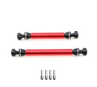 Pièces Modèles RC Pour Axial Pour RBX10 Pour Ryft 1/10 RC Voiture Sur Chenilles Mise À Niveau Pièces Accessoires 2 Pièces Arbre D'entraînement En Métal Arbre Transmission CVD(Red)