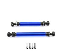Pièces Modèles RC Pour Axial Pour RBX10 Pour Ryft 1/10 RC Voiture Sur Chenilles Mise À Niveau Pièces Accessoires 2 Pièces Arbre D'entraînement En Métal Arbre Transmission CVD(Blue)