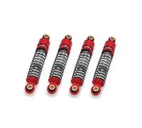 Pièces Modèles RC pour FMS Xiaoqi pour FCX24 1/24 RC Car Parts Metal Upgrade Adjustable Soft and Hard Hydraulic Shock Absorber(Red)