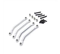 Pièces Modèles RC pour FMS Xiaoqi pour FCX24 1/24 RC Pièces De Voiture Mise À Niveau du Métal Et Réaménagement CNC Processus Châssis Lien Fixe(Silver)