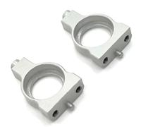 PièCes ModèLes Rc Pour MINI-Q pour Racing Drift 1/28 RC Car Parts Métal Mise à niveau Modification Avant Boîte de Vitesses Support Accessoires décoratifs(Silver)