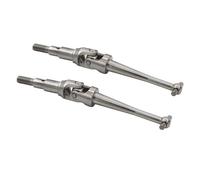 PièCes ModèLes Rc Pour MJX H16 16207 16208 16209 16210 14209 14210 1/16 2 Pièces Arbre De Transmission En Acier CVD Mise À Niveau Accessoires(Silver)