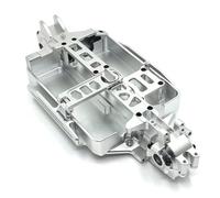 PièCes ModèLes Rc Pour MJX Modèle 16207 16208 16209 16210 H16 M162 1/16 RC Pièces De Voiture Châssis En Métal Amélioré Boîtes À Ondes Avant Et Arrière(Silver)