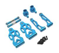 Pièces Modèles RC pour SCY pour JJRC 1/16 Pièces De Voiture Télécommandée Mise À Niveau en Métal Avant pour Bras Oscillant Coupelle De Direction Biellette De Direction(Blue)