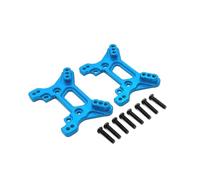 PièCes ModèLes Rc Pour Weili 104072 1/10 Pièces Détachées Pour Voiture Télécommandée Support D'amortisseur Avant Et Arrière En Métal Amélioration Modification(Blue)