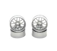 PièCes ModèLes Rc Pour WLtoys 284121 K969 K979 K989 K999 P929 P939 Pour MINI-Q Pour MINI-Z RC01 Pour KYOSHO 1/28 RC Car Parts Mise À Niveau Métal Roues Modifiées 22,5 Mm(Silver)