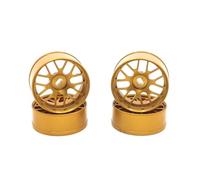 PièCes ModèLes Rc Pour WLtoys 284131 Pour MINI RC01 1/28 Voiture Jingshang RC Pièces De Mise À Niveau Moyeu De Roue Large Et Étroit En Métal 22,5 Mm(Yellow)