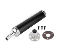 Pièces Modifiées Silencieux d'échappement Pratique 20mm/0 . 8 Pouces pour Votre Véhicule pour Motos 2 Temps (Noir)