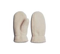 PIECES Moufles en polaire pour femme, White Pepper, S