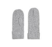 PIECES Pcmoella Mittens Noos BC Mitaines, Mélange de Gris Moyen, Taille Unique Femme
