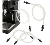 Pièces mousseur à lait, pièces de rechange en silicone avec connecteurs de raccord, tuyau pour mousseur à lait de machines à café - Pour la maison, le bar, le dortoir d'étudiant, le café, le bureau