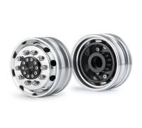 Pièces Moyeu Roue Non Alimenté Jante Roue Avant pour Tamiya 1/14 | RC Piece Rechange Moyeu Avant Non Motorise Roulement Souple Montage Facile Sur Essieu Votre Tracteur Accessoires