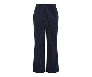 PIECES Pantalon 'BOZZY' bleu marine / blanc, Taille 42