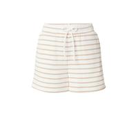 PIECES Pantalon 'CHILLI' camel / blanc, Taille 34