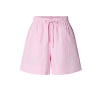PIECES Pantalon rose / blanc, Taille 38