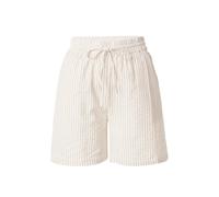 PIECES Pantalon 'SALLY' beige / blanc, Taille 44