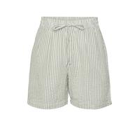 PIECES Pantalon 'Sally' vert / blanc, Taille 40