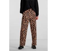 Pieces Pantalon Gurla Femme Taille haute Cappuccino/Noisette/Noir Taille 34