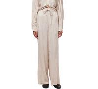 Pantalon droit taille haute femme Pieces Pia Blanc 2XL