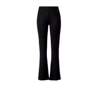 Pieces Femme Pctoppy Mw Flared Noos Pantalon d contract , Noir, XS EU