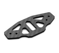 Pièces Pare-Chocs RC pour Tamiya pour TT02 1/10 Plaque Support Pare-Chocs Avant Fiber Carbone Pièces Voiture RC Mises Niveau Accessoires Composants Remplacement
